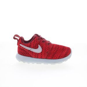 Nike Boys Roshe One TD Toddler Shoe Red Shoes ()